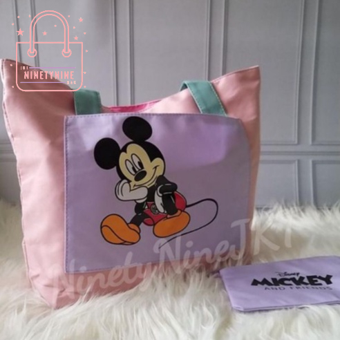 TAS TOTE ZARA CANVAS MICKEY DISNEY
