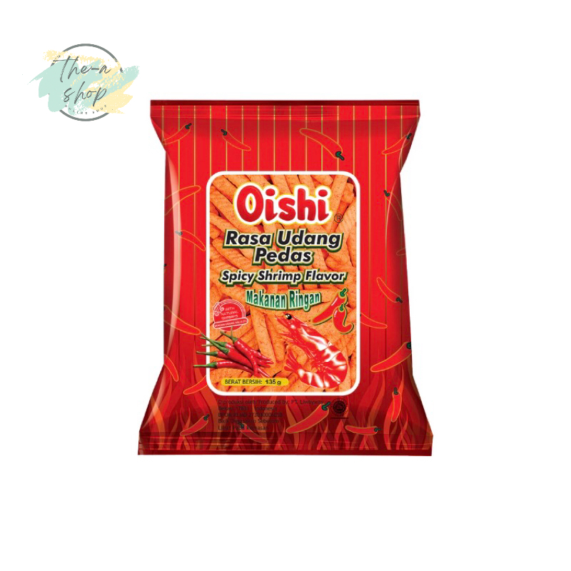 

Oishi snack cracker Udang pedas 130g