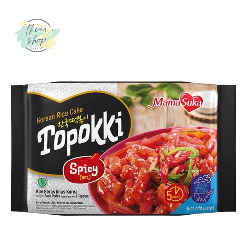 

Topokki Korean rice cake 134g spicy original