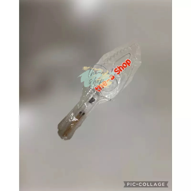 pisau kue plastik cake tart birthday plus korek api