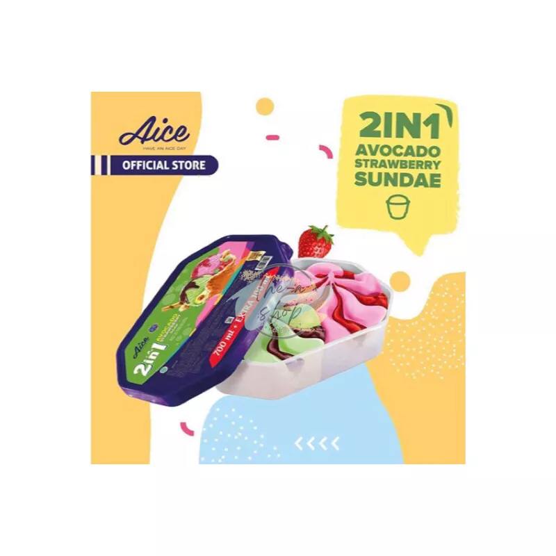 Aice Es Krim Cup Box 2in1 mochi histeria