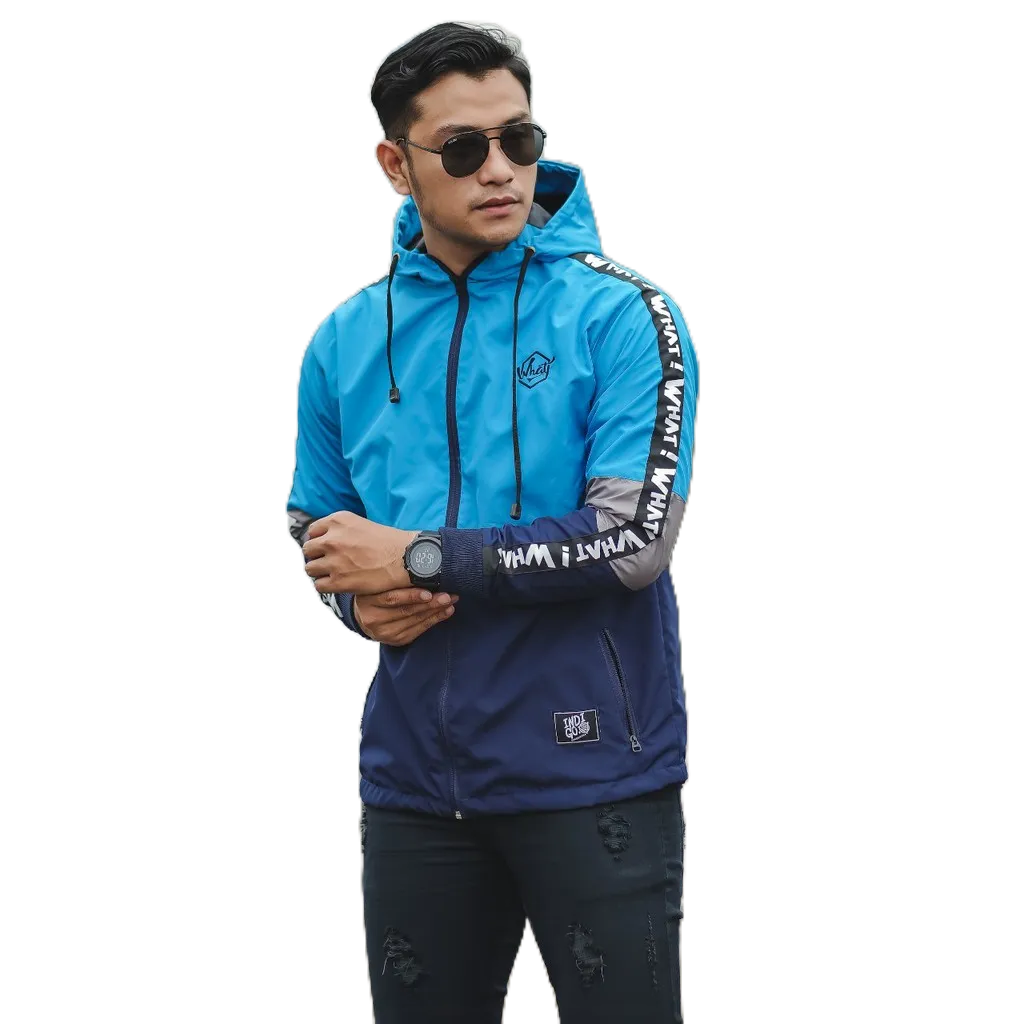 INST Jaket Windbreaker 3D | JAKET Olahraga Lari Running | JAKET PARASUT PRIA