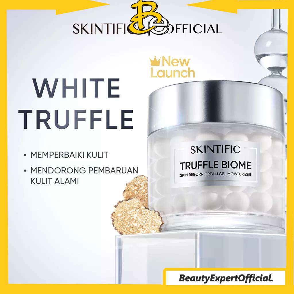 ⭐️ Beauty Expert ⭐️SKINTIFIC Truffle Biome Skin Reborn Cream Gel Moisturizer 50g with 5X Ceramide Repair Skin for Redness / Dryness / Irritation skin