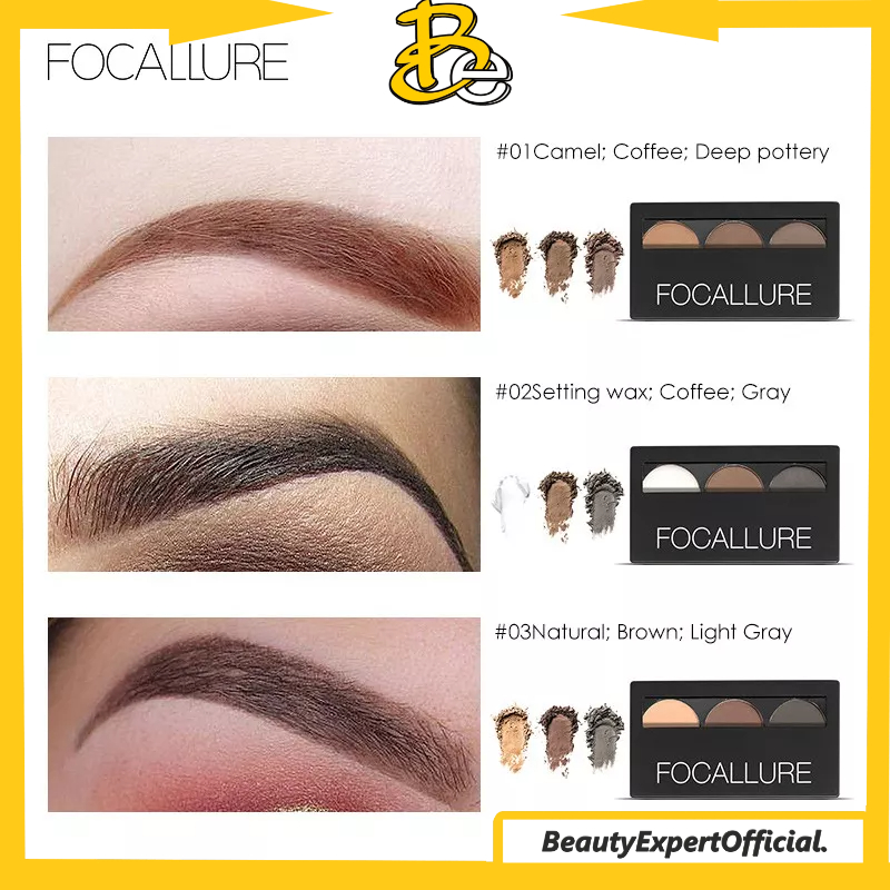⭐️ Beauty Expert ⭐️ FOCALLURE Eye Brows Powder-Eyebrow Kit