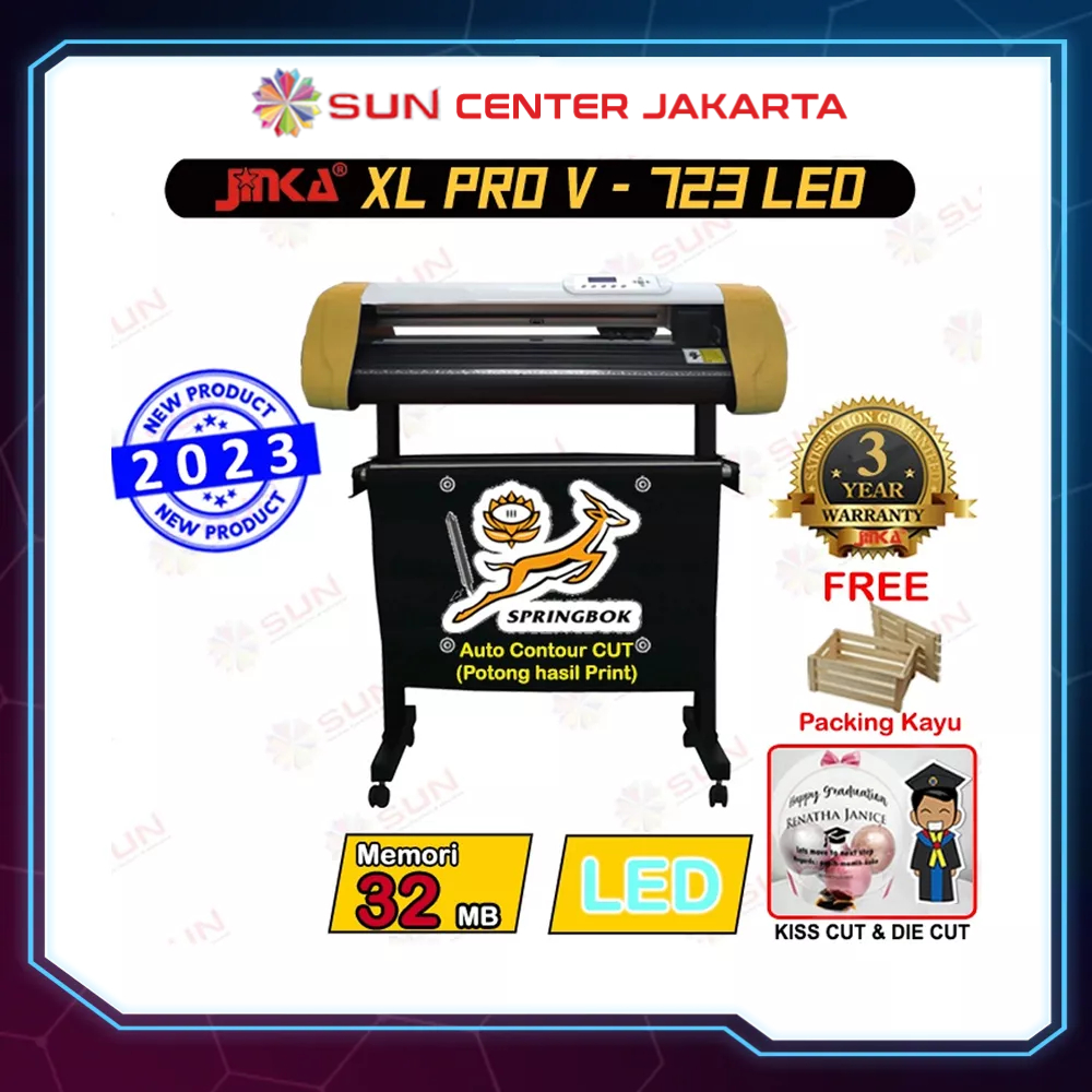 Mesin Cutting Stiker Jinka XL Pro V 723 LED ( Auto Contour Cut )