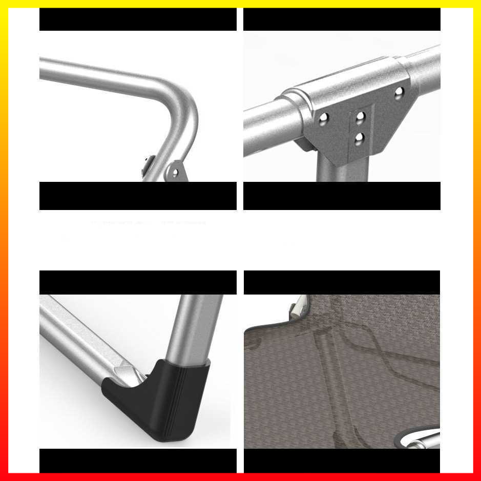 Kasur Lipat Portable Folding Escort Bed Aluminium Frame Kuat &amp; Nyaman Saintbo - 7RHAOWGY