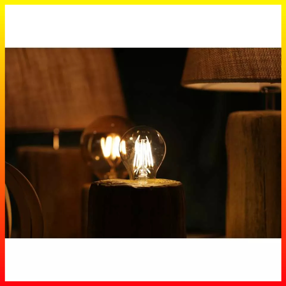 Bola Lampu Pijar Retro Edison Kawat Lurus Berkelok-Kelok 4W Soket E27 YNL G80 - 7CLL4JYL