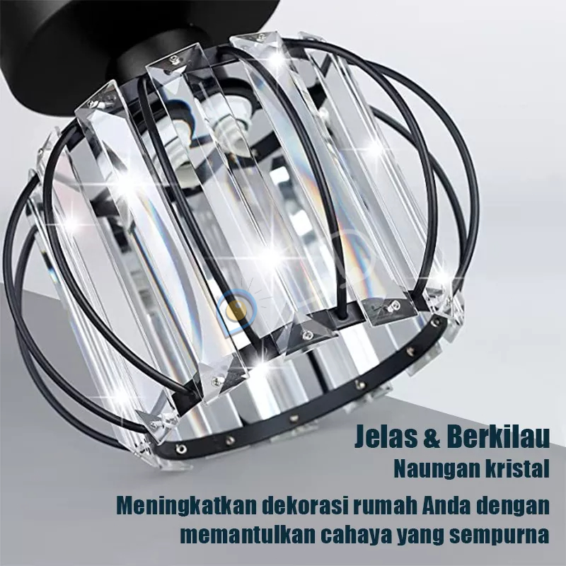 [COD] Lampu Plafon kristal Ceiling Minimalis Lampu kristal plafon rumah modern Untuk Ruang Tamu Kamar Tidur Dapur Teras Depan Cafe