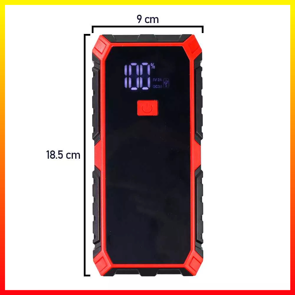 Booster Charger Alat Darurat Baterai Mobil Jump Starter Power Bank Jumper Senter USB 12V 20000mAh JXIANG POWER JX-60 - 7CWB0EBQ