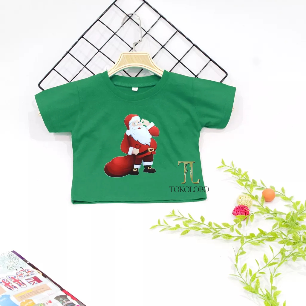 tokolobo Kaos Tshirt PE Santa Gift DTF Print