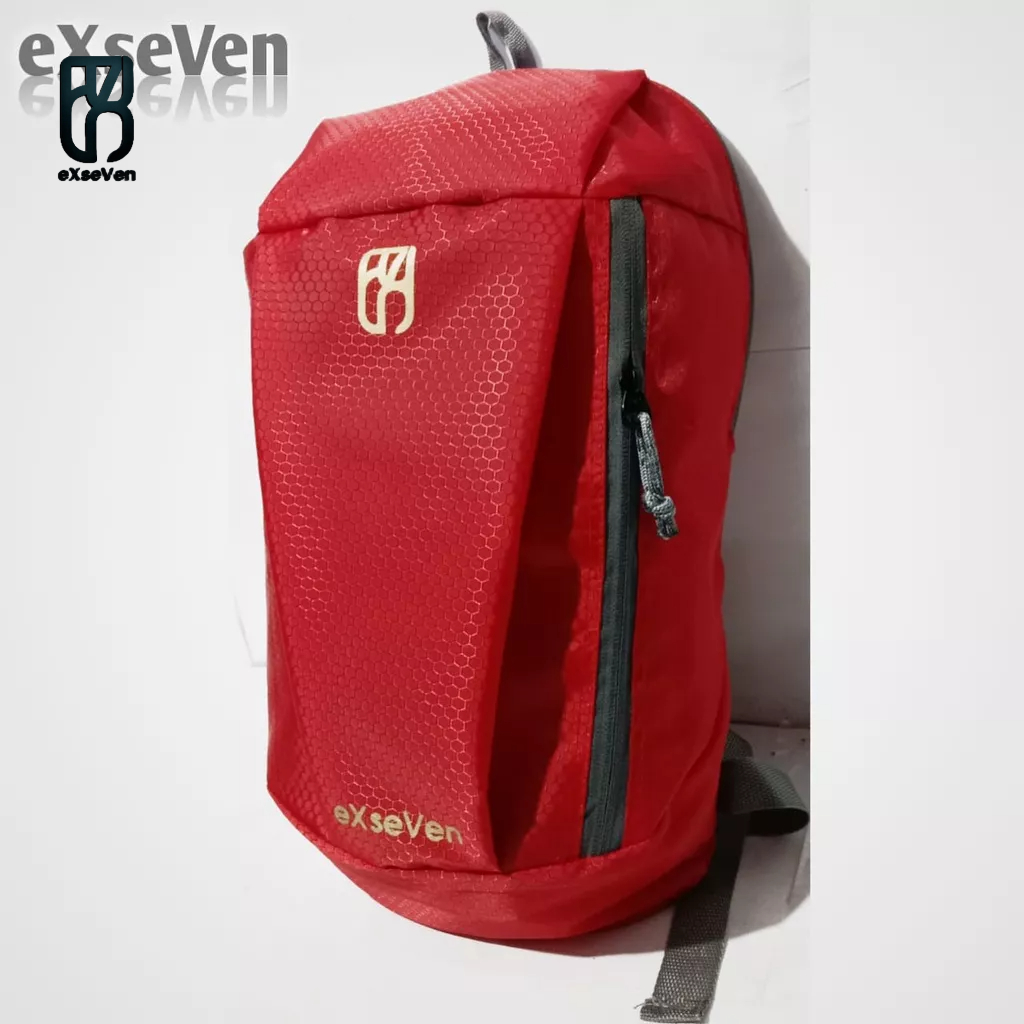 Exseven bag 007 Red grey 10L ransel