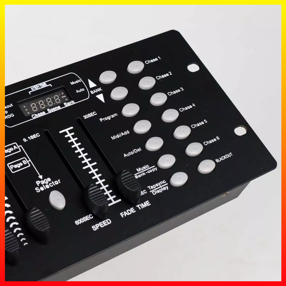 Mini Operator Peralatan DJ Profesional 192 Channel Led Lampu Panggung Dimmer DMX512 Konsol DMX 512 Controller SHEHDS SHE-DMX512 - 7RSK7IBK