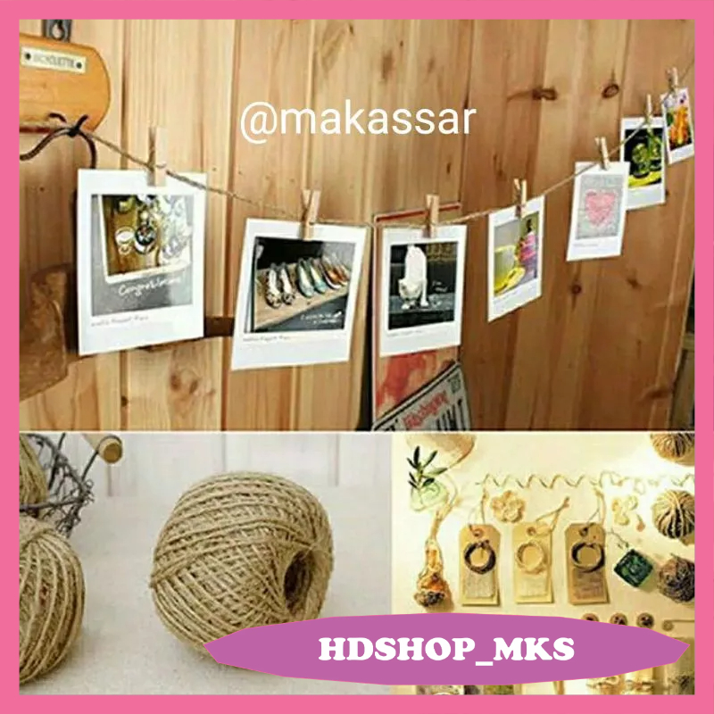 

Tali Rami / Tali Tumbler/ Tali Penjepit Foto / Tali Rami / Tali Goni / Tali Vintage