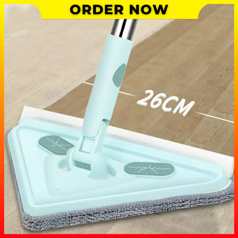Alat Pel Segitiga Multifungsi Pembersih Jendela Kaca Lantai Rumah Tangga Kamar Mandi Dapur LzWing LZ26 - 7CHK0XGR