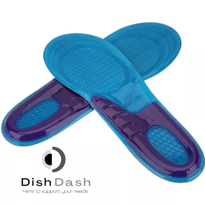 [BAYAR DI TEMPAT] 1 Pasang Insole Sepatu Gel Orthotic Arch Shock Anti Pegal Dan Sakit - Insole Sepatu NIKE