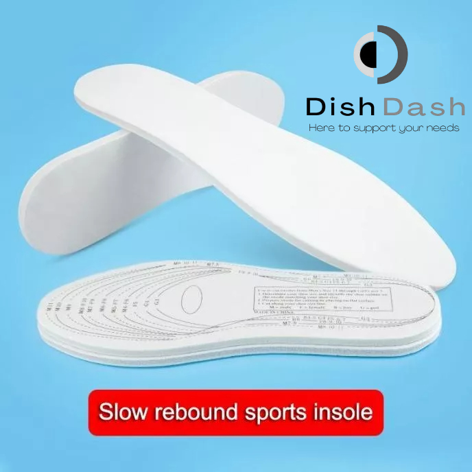 [BAYAR DI TEMPAT] 1 Pasang Insole Sepatu Memory Foam Empuk Untuk Kaki Nyaman Dan Anti Pegal - Insole Sepatu BASKET