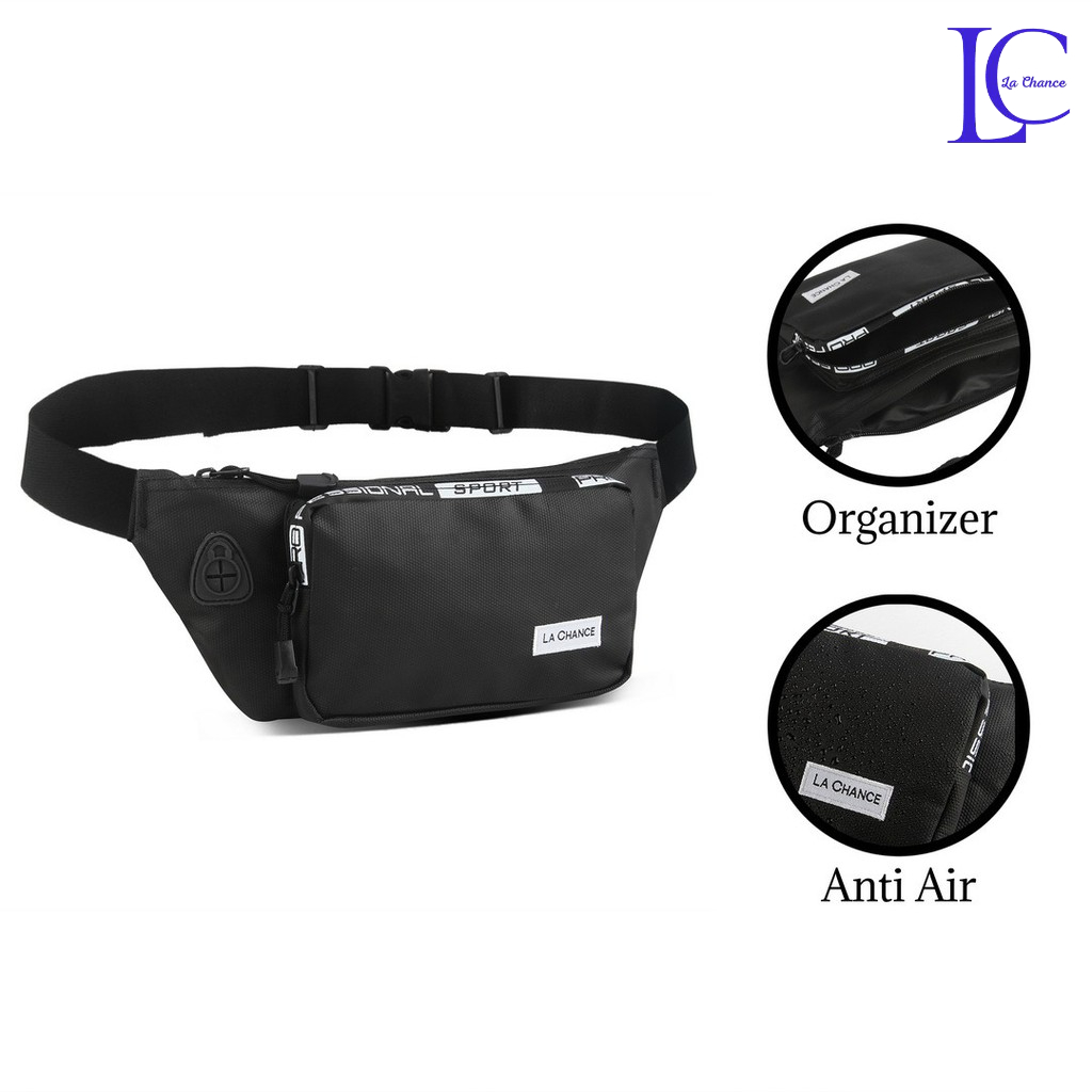 TAS SELEMPANG / TAS WAIST BAG / TAS PINGGANG MURAH KEREN Casual OVAL Pria Wanita