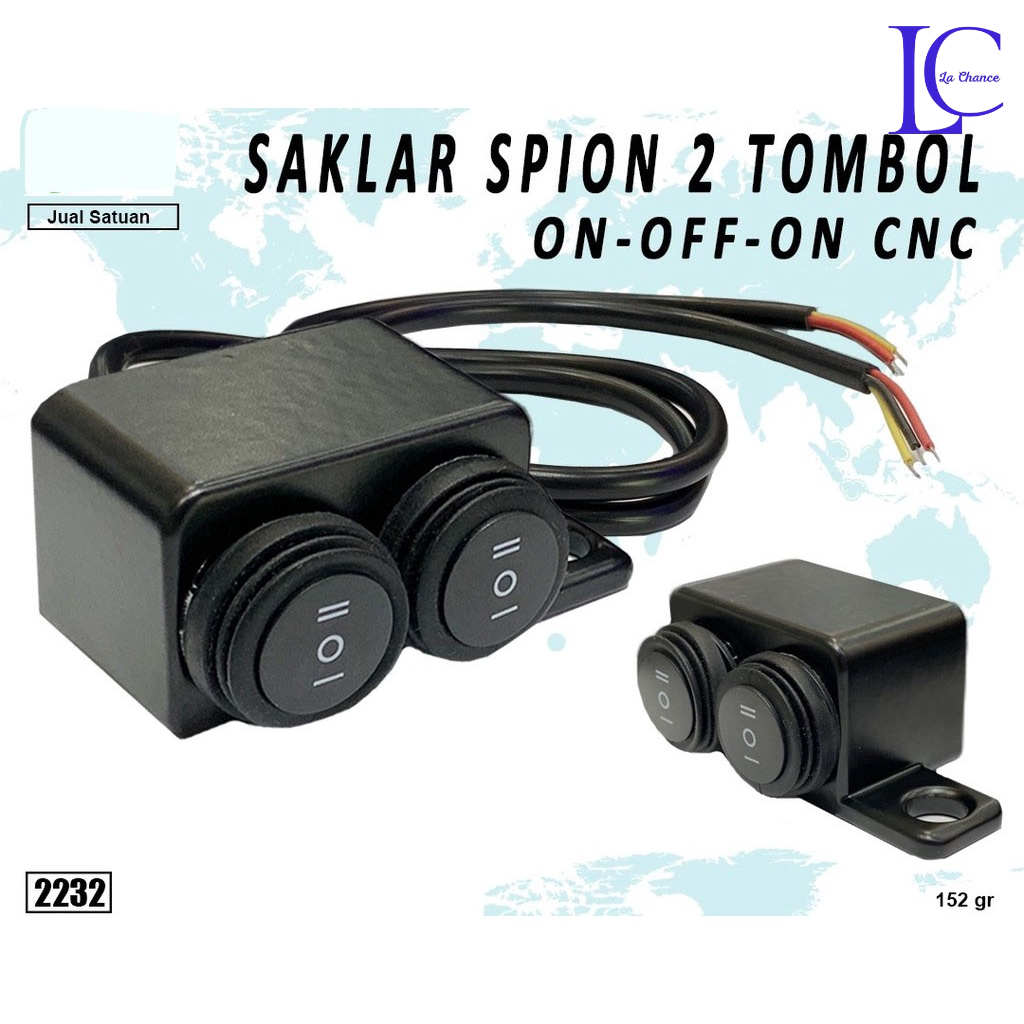 SAKLAR POWER LAMPU / SWITCH ON OFF MOTOR LAMPU TEMBAK SOROT MOTOR OUTDOOR LED SWITCH BRACKET BREKET SPION