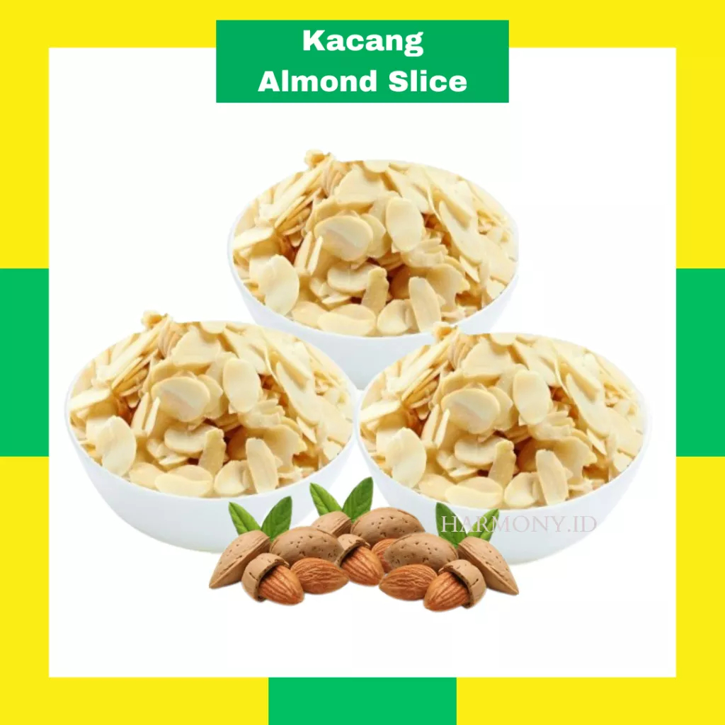 Kacang Almond Slice - ALMOND SLICE Kacang Almond Kemasan Praktis