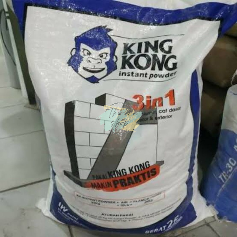 plamir king long kingkong wall puty 1kg semen putih