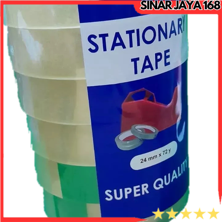 

Honhstar Isolasi Tape 24mmx72yr ISI 6 ROLL MURAH