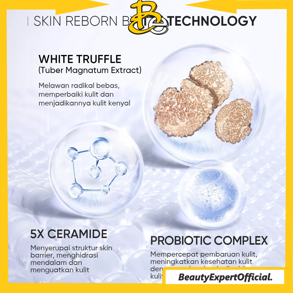 ⭐️ Beauty Expert ⭐️SKINTIFIC Truffle Biome Skin Reborn Cream Gel Moisturizer 50g with 5X Ceramide Repair Skin for Redness / Dryness / Irritation skin