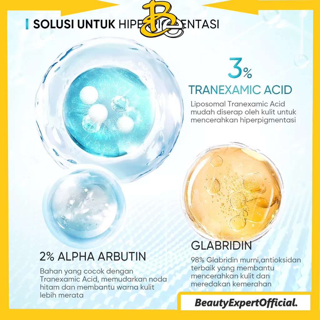 ⭐️ Beauty Expert ⭐️SKINTIFIC 3% Tranexamic Acid Advanced Bright Serum 20ML