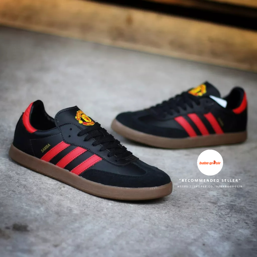 PROMO Sepatu Adidas Samba OG Manchester United Premium | Sneakers Pria dan Wanita, Harga Murah, Kualitas Mewah dan Terjamin