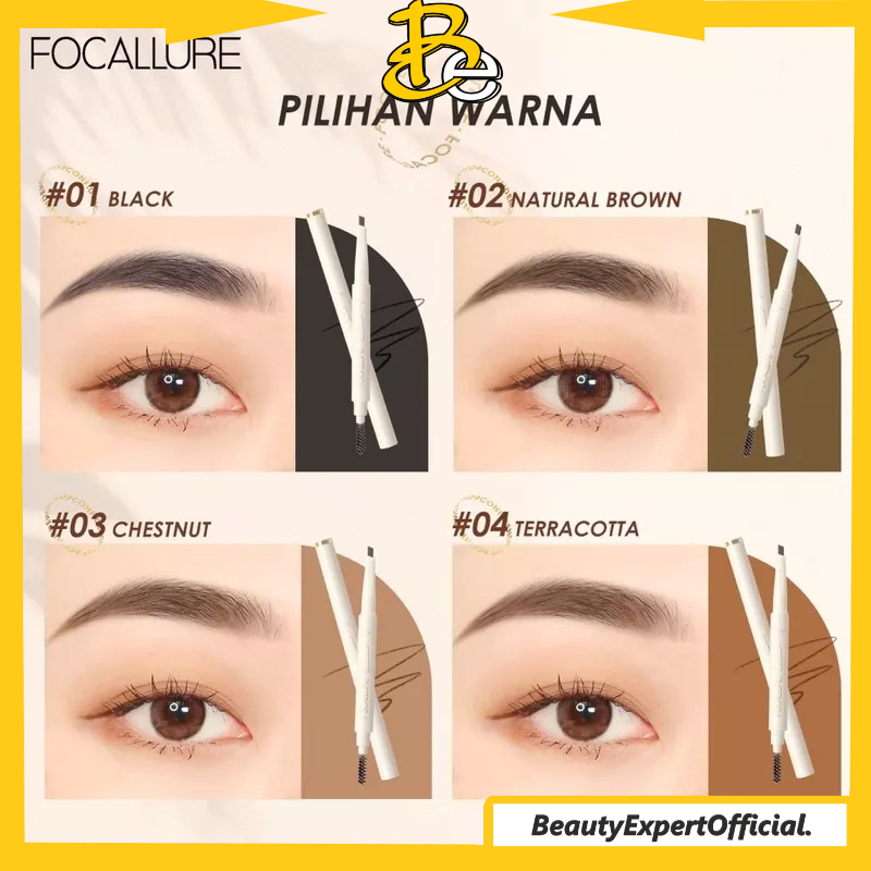 ⭐️ Beauty Expert ⭐️ FOCALLURE Sliding Eyebrow Pencil FA202 #ConfidenceHalo