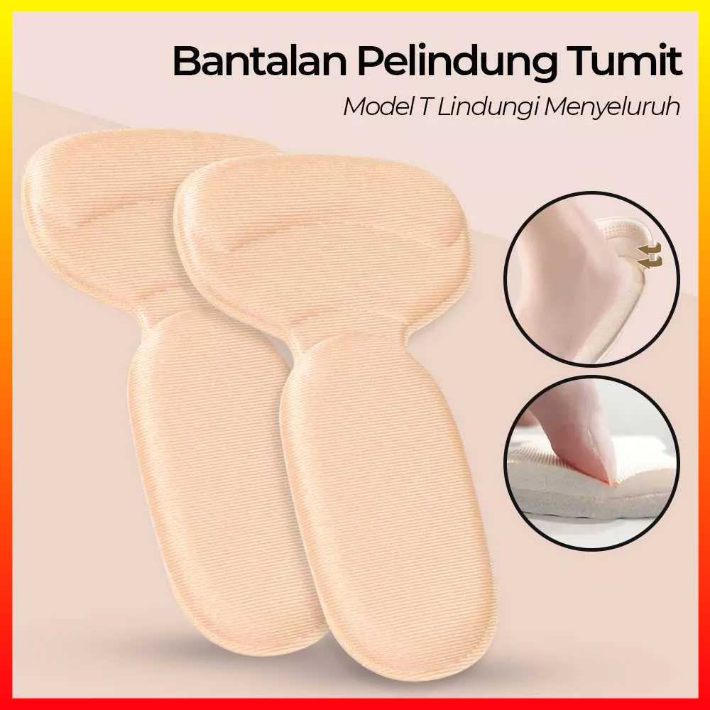 Stiker Foam Perawatan Pelindung Kaki Non-Slip Bantalan Tumit Sepatu Tinggi Untuk Wanita INT14 - 7CHR2XBE