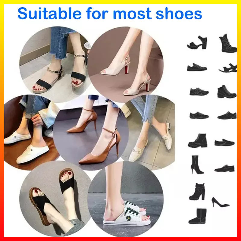 Stiker Foam Perawatan Pelindung Kaki Non-Slip Bantalan Tumit Sepatu Tinggi Untuk Wanita INT14 - 7CHR2XBE