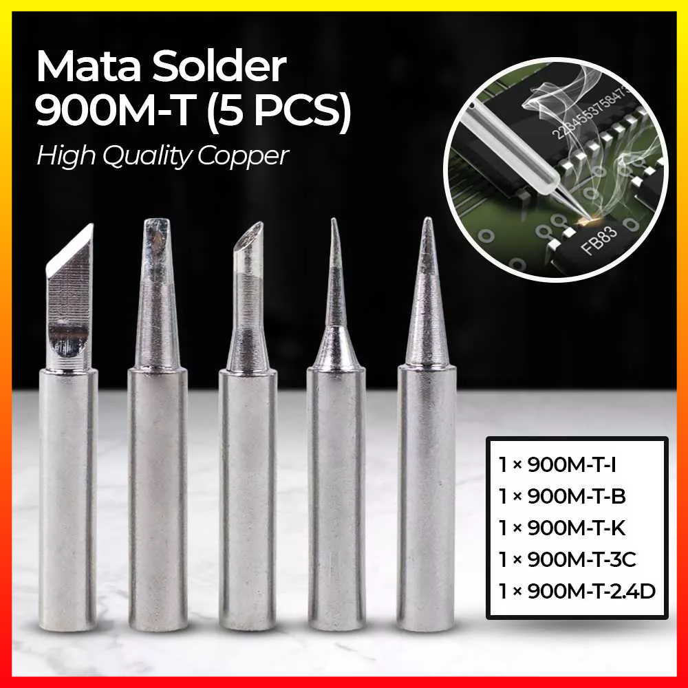 Ujung Besi Kepala Mata solder Silver Berkualitas Tinggi 5 Pcs JCD JC17 - 7COT47SV