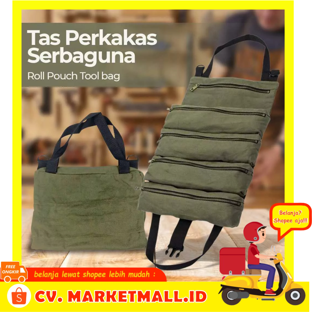 Tas Penyimpanan Perkakas Serbaguna Model Kantong Lipat Gulung Kain Oxford Isfriday ISY01 - 7RSEJTAG