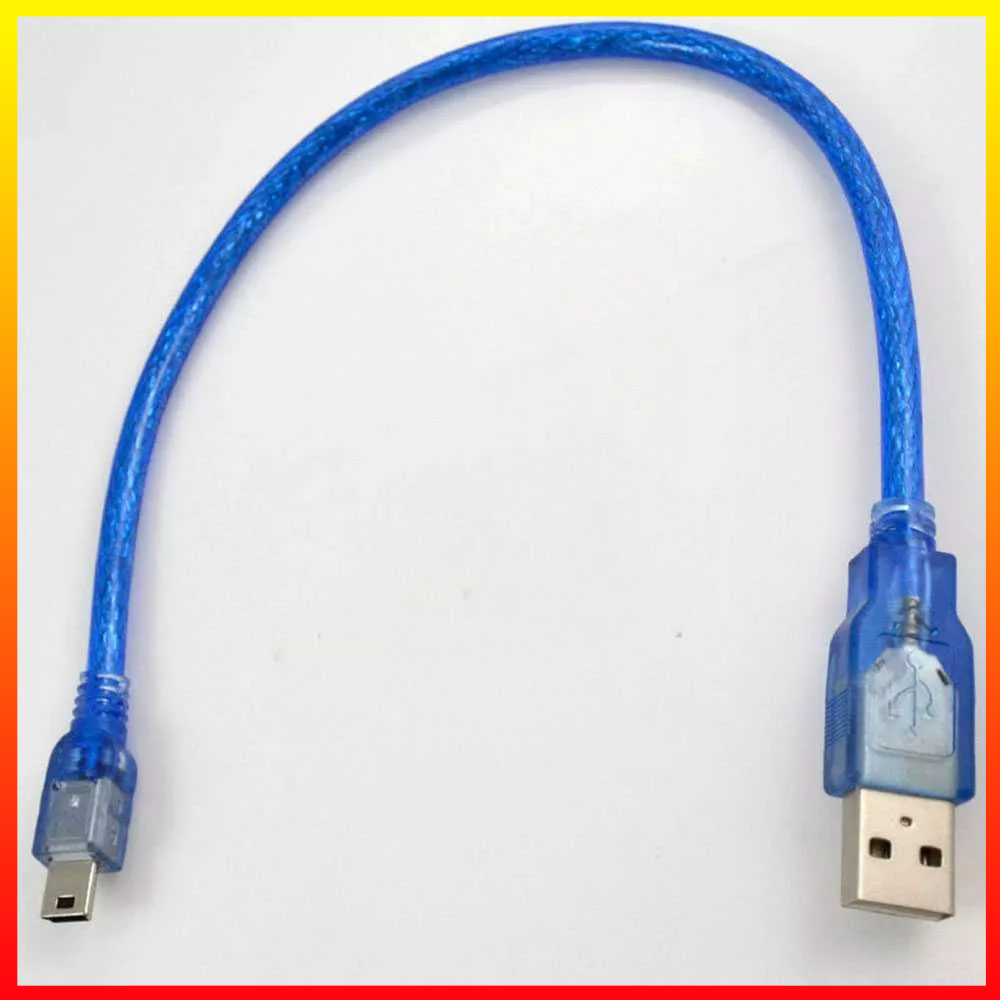 Kabel USB 2.0 A Male ke Mini USB B 5 Pin Male 30 Cm untuk PC Data Charging PS3 - OMUA1TXX