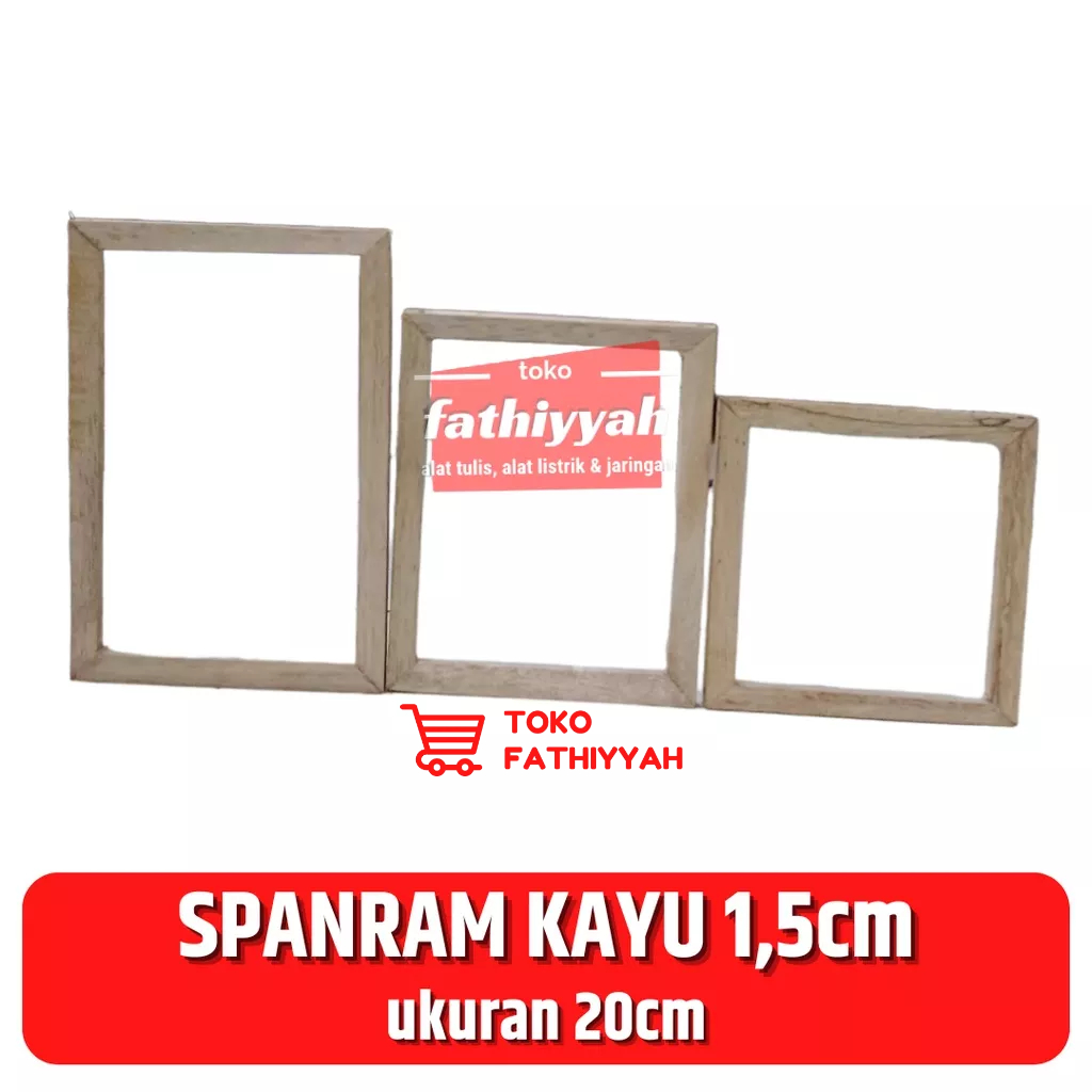 

SPANRAM KANVAS FRAME KAYU 20x20 20x25 20x30