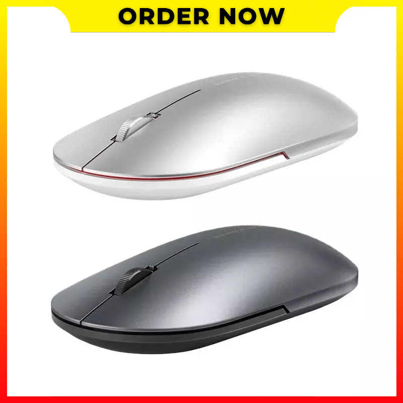 Mouse Portable Wireless Fashion Koneksi USB 1000dpi 2.4GHz Optical Mute Laptop Notebook Office Gaming Xiaomi XMWS001TM - XOMS04BK