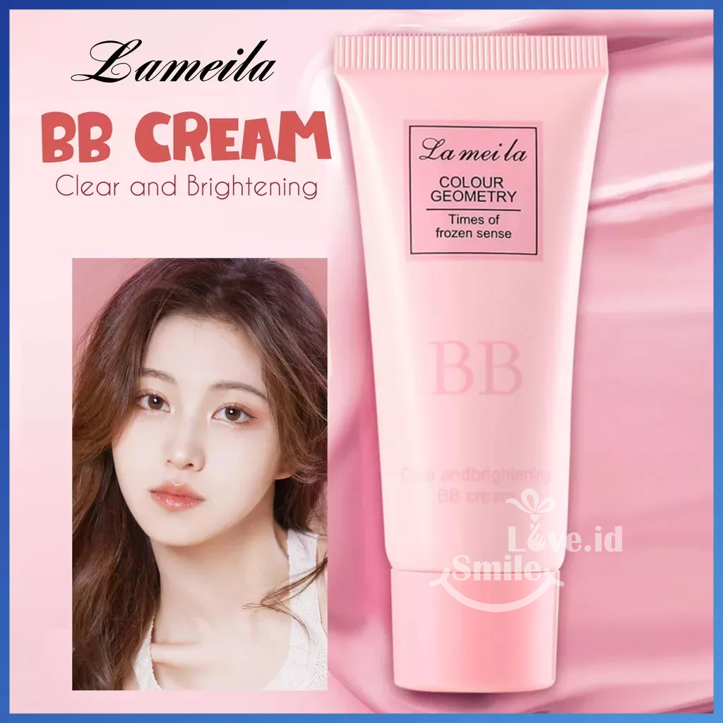 LAMEILA BB Cream Clear and Brightening Color Geometry Makeup Base Mencerahkan Memutihkan L64