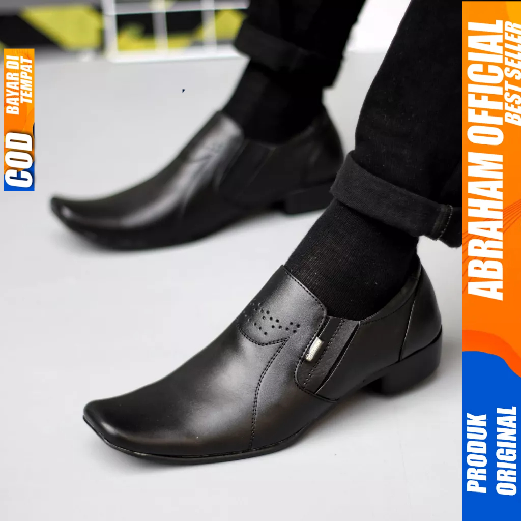 Sepatu Formal Kerja Kulit Pantofel Ukuran Besar 44 45 46 47 Pria