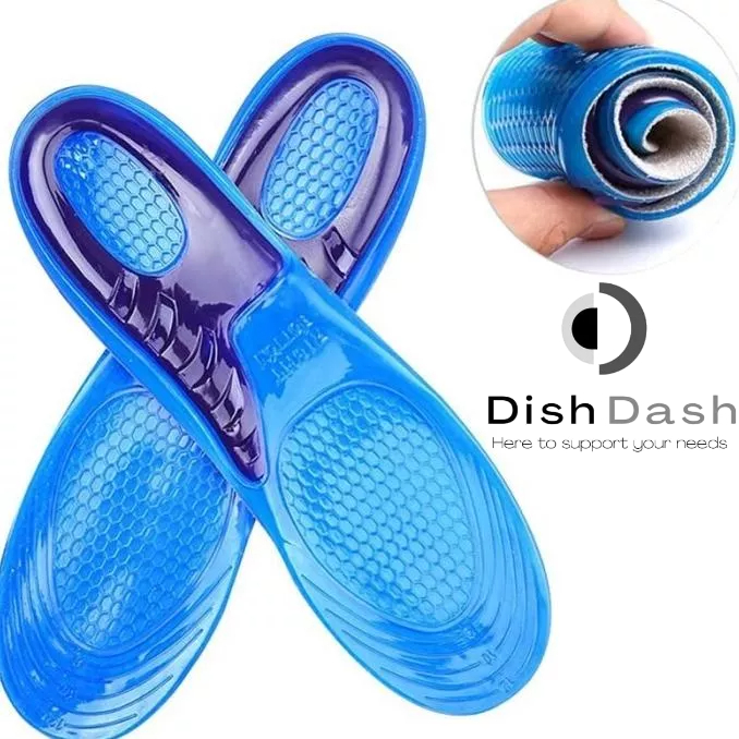 [BAYAR DI TEMPAT] 1 Pasang Insole Sepatu Gel Orthotic Arch Shock Anti Pegal Dan Sakit - Insole Sepatu NIKE