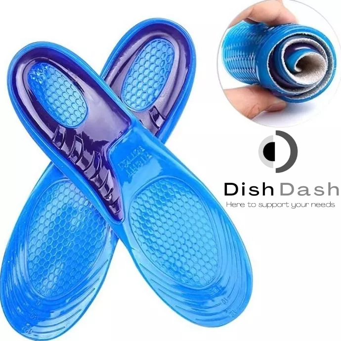 [BAYAR DI TEMPAT] 1 Pasang Insole Sepatu Gel Orthotic Arch Shock Anti Pegel dan Sakit - Insole Sepatu SNEAKER