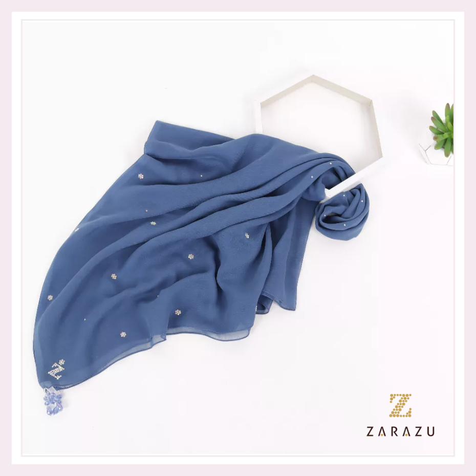Fatimah Scarf -Donna La Belle Scarves Paris Japan Crystal Premium by Zarazu