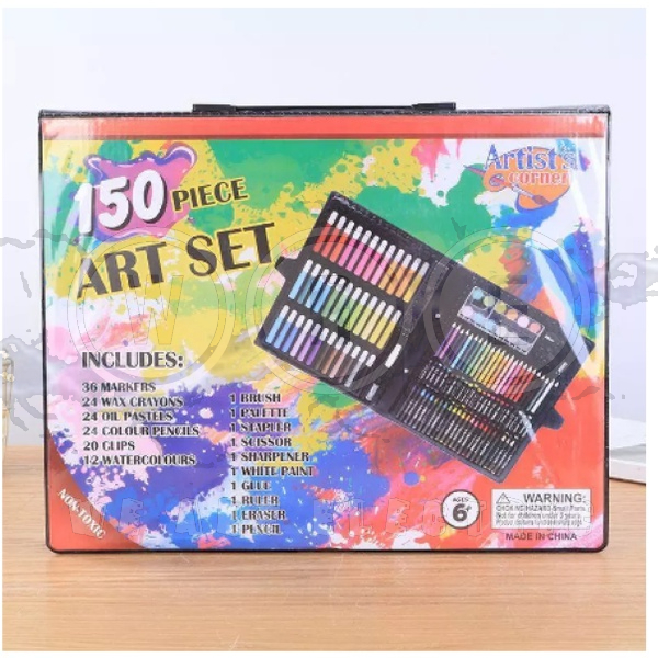 

[WAE] SUPER MEGA ART SET ANAK 150PCS SPIDOL CRAYON / SET MENGGAMBAR TERBARU