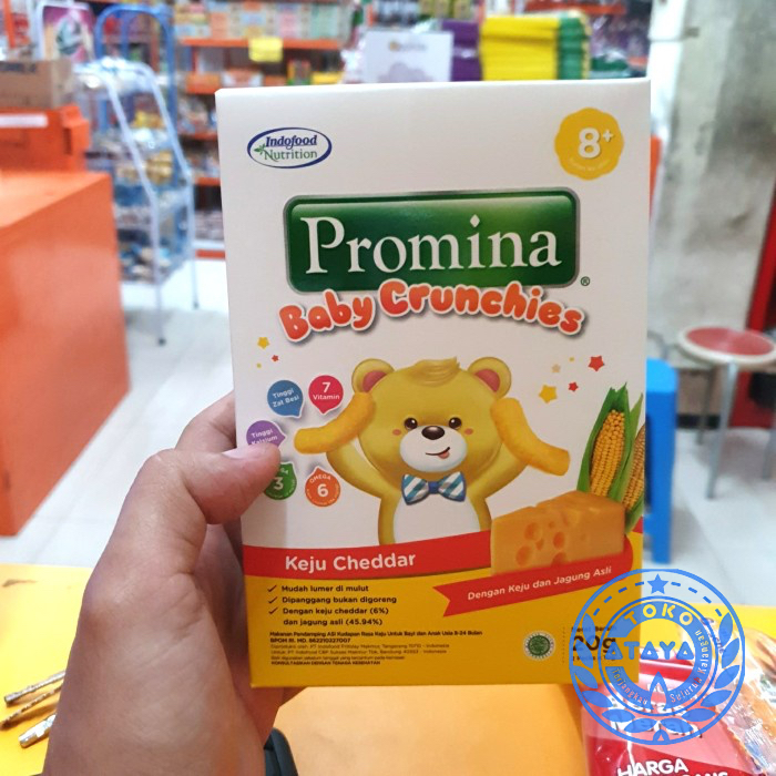 2*10GR - PROMINA BABY CRUNCHIES / PUFF KEJU CAMILAN BAYI / 8 BULAN + atayatoko