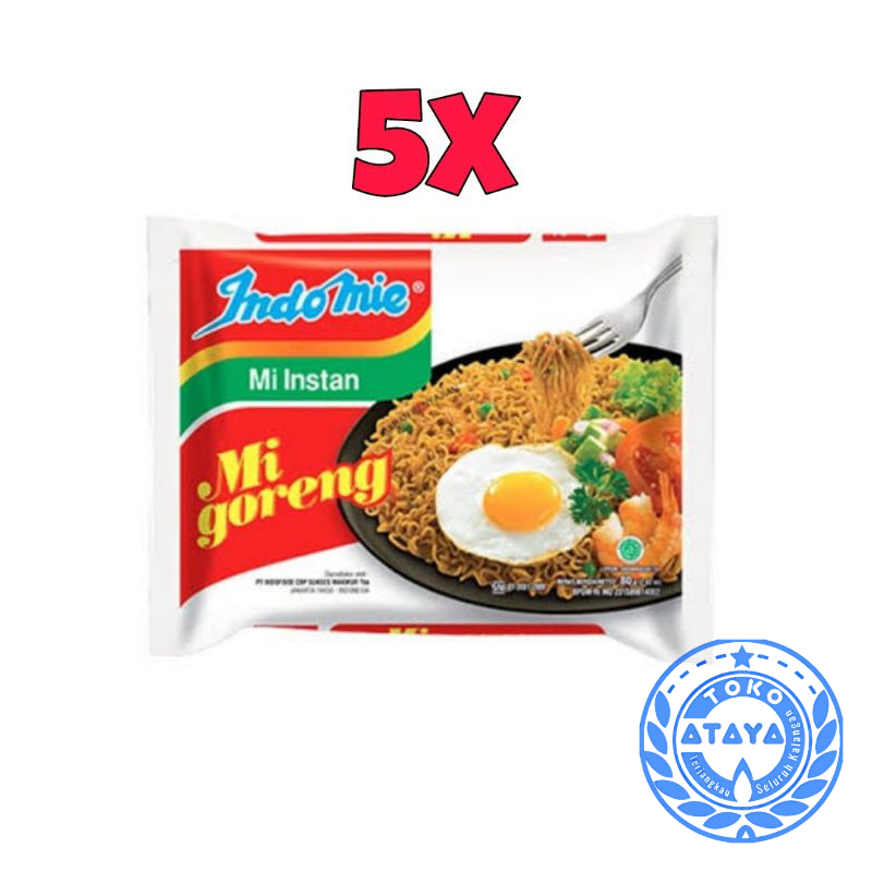 

5PCS IV INDOMIE GORENG 5 pcs / Indomie original / Indomielovers