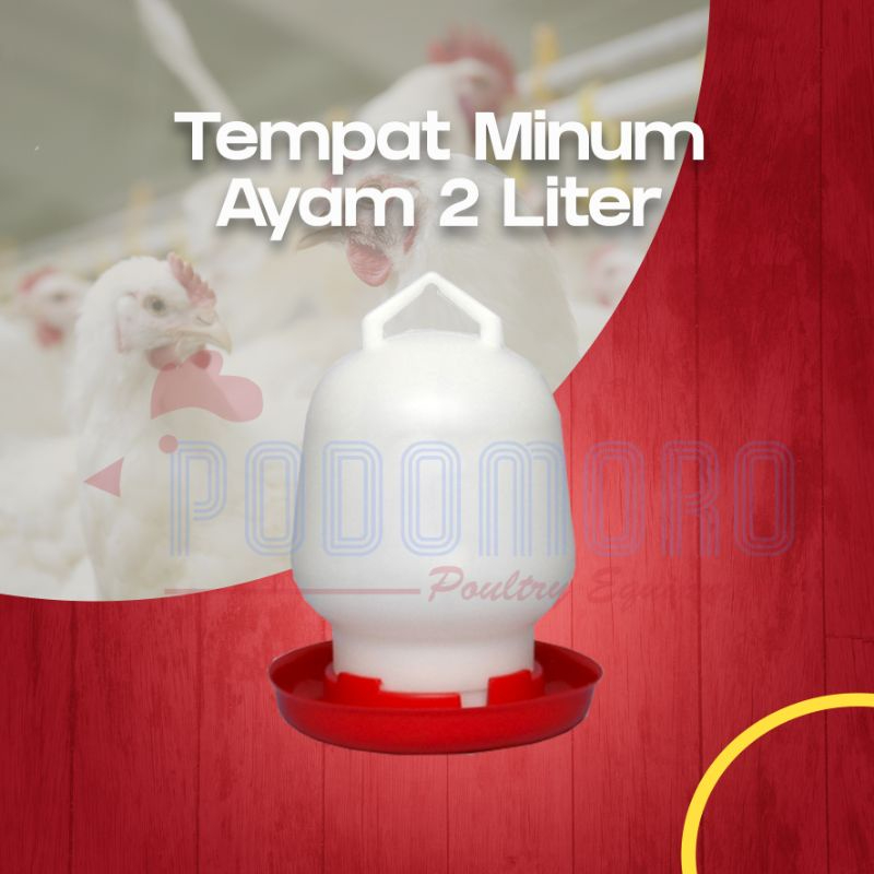 TEMPAT MINUM AYAM 2 LITER Minimal Pembelian 5pcs