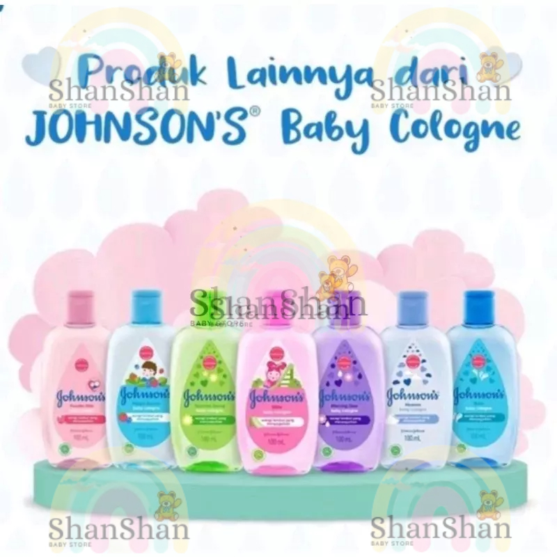 JOHNSON'S BABY COLOGNE - 100 mL Summer Swing, Happy Berries, Brisa, Heaven, Morning Dew, Slide, Powder Mist