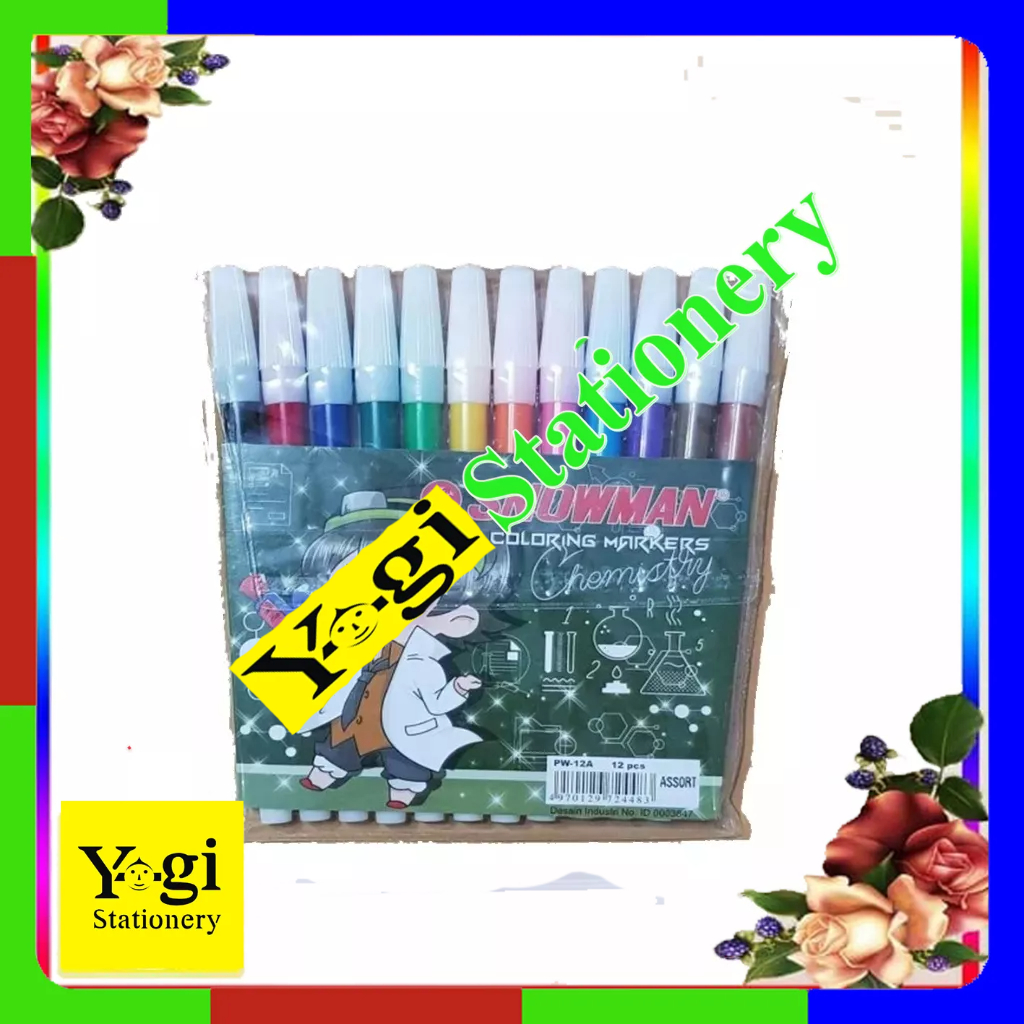 

spidol snowman 12 warna