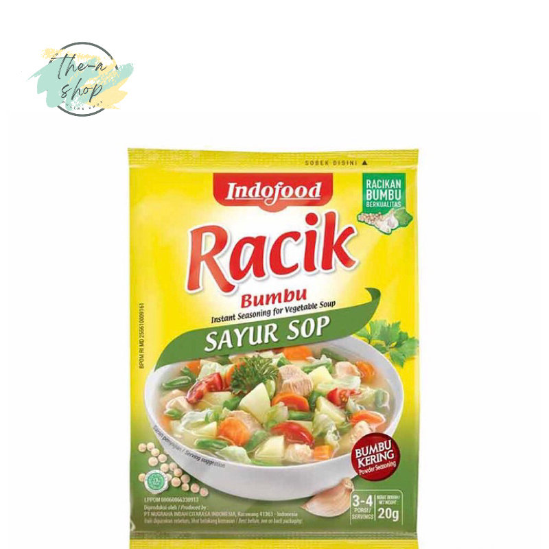 

Indofood racik bumbu 20g sayur Asem Sop ayam goreng tempe goreng ikan Goreng