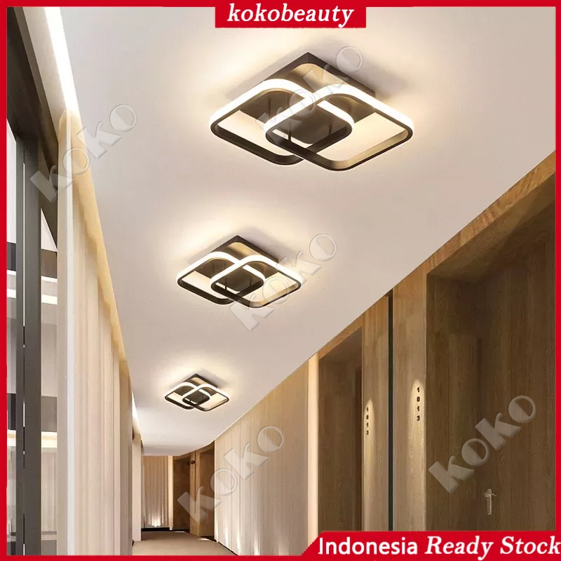 【Penjual Lokal】Lampu Langit-Langit Lampu Kamar Tidur Kreatif Baru Lampu Ruang Belajar Lampu Langit-langit LED Akrilik Lampu Ruang Tamu