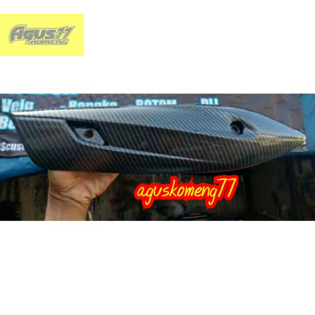 tutup tameng knalpot carbon variasi motor Mio J mio soul GT Mio M3 Mio 125